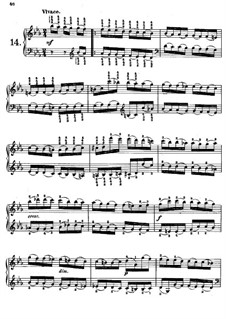 Tausig Edition: Etude No.14 by Muzio Clementi