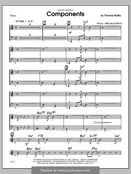 Components: parte piano by Thomas Matta