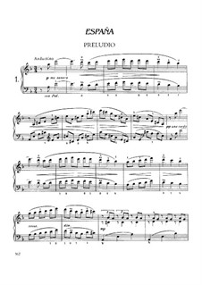 Complete cycle: Para Piano by Isaac Albéniz
