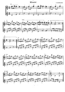 Minuet in C Major: minueto em C maior by António da Silva-Leite