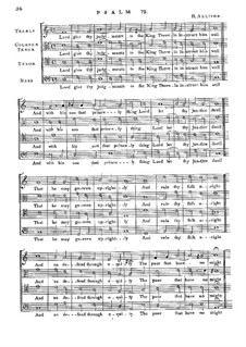 Psalm No.72 'Lord Give Thy Judgments to the King': Psalm No.72 'Lord Give Thy Judgments to the King' by Richard Allison