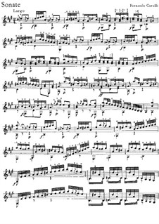 Three Sonatas for Guitar: Sonata No.3 in A Major by Ferdinando Carulli
