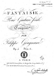 Fantasy, Op.5: Fantasy by Filippo Gragnani