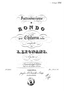 Introduction and Rondo, Op.62: Introdução e rondo by Luigi Legnani