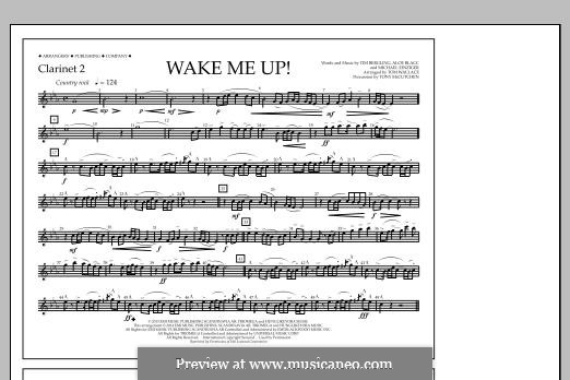 Wake Me Up! (arr. Tom Wallace): Clarinet 2 part by Aloe Blacc, Michael Einziger, Avicii, Arash Andreas Pournouri