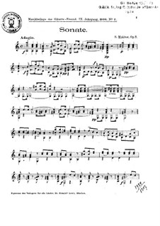 Grand Sonata in A Minor, Op.7: Para Guitarra by Simon J. Molitor