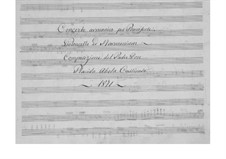 Concerto Armonico for Harmonium, Cello and Piano: Concerto Armonico for Harmonium, Cello and Piano by Placido Abela