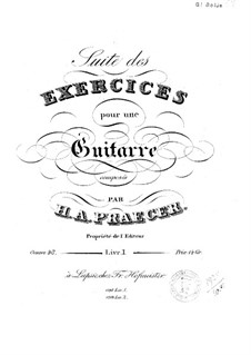 Suite des exercices, Op.48: Livre I by Heinrich Aloys Praeger