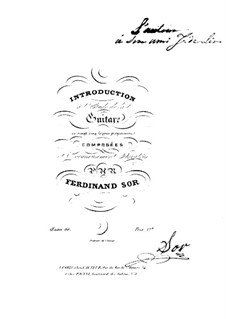 Twenty-Five Progressive Etudes, Op.60: set completo by Fernando Sor