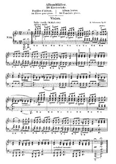 Album Leaves, Op.124: No.14 Vision by Robert Schumann