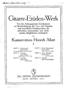 Twelve Etudes: Twelve Etudes by Heinrich Albert