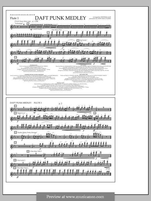 Daft Punk Medley: Flute 1 part by Nile Rodgers