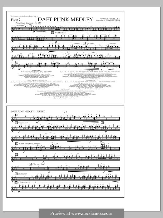 Daft Punk Medley: Flute 2 part by Nile Rodgers