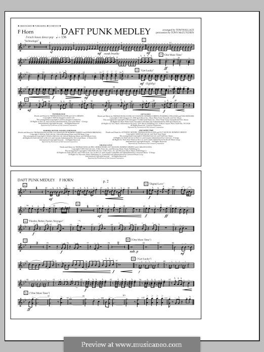 Daft Punk Medley: F Horn part by Nile Rodgers