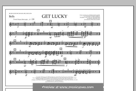 Get Lucky (arr. Tom Wallace): Bells part by Nile Rodgers, Pharrell Williams, Thomas Bangalter, Guy-Manuel de Homem-Christo