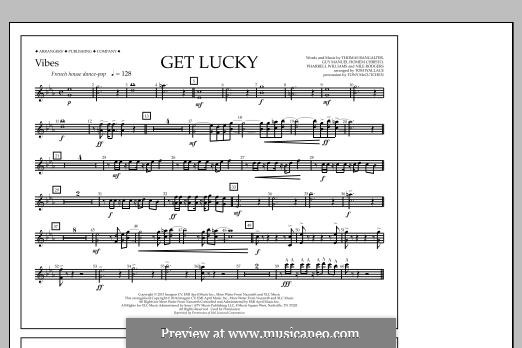 Get Lucky (arr. Tom Wallace): Vibes part by Nile Rodgers, Pharrell Williams, Thomas Bangalter, Guy-Manuel de Homem-Christo