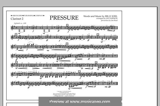 Pressure: Clarinet 2 part by Billy Joel