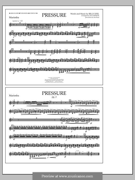 Pressure: Marimba part by Billy Joel