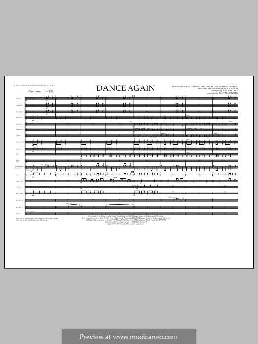 Dance Again (feat. Pitbull): partitura completa by Achraf Janussi