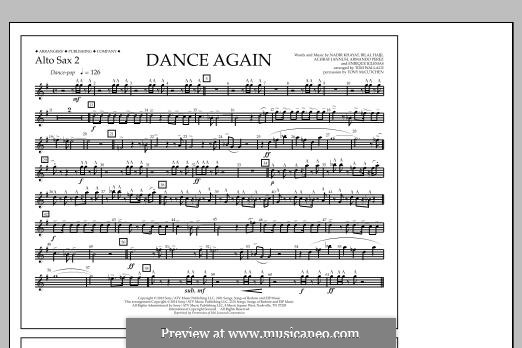 Dance Again (feat. Pitbull): Alto Sax 2 part by Achraf Janussi