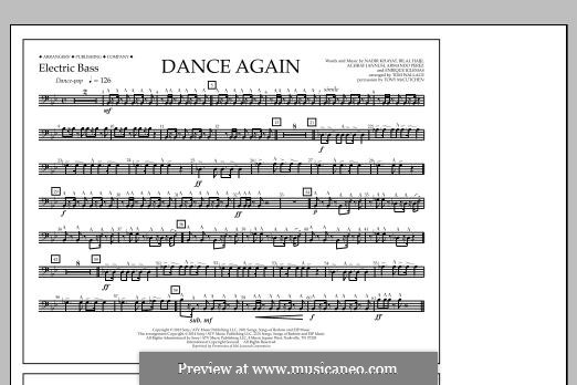 Dance Again (feat. Pitbull): Electric Bass part by Achraf Janussi