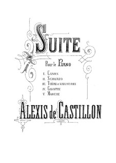 Suite No.1, Op.5: Suite No.1 by Alexis de Castillon