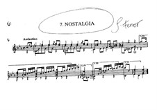 Nostalgia: Para Guitarra by José Ferrer