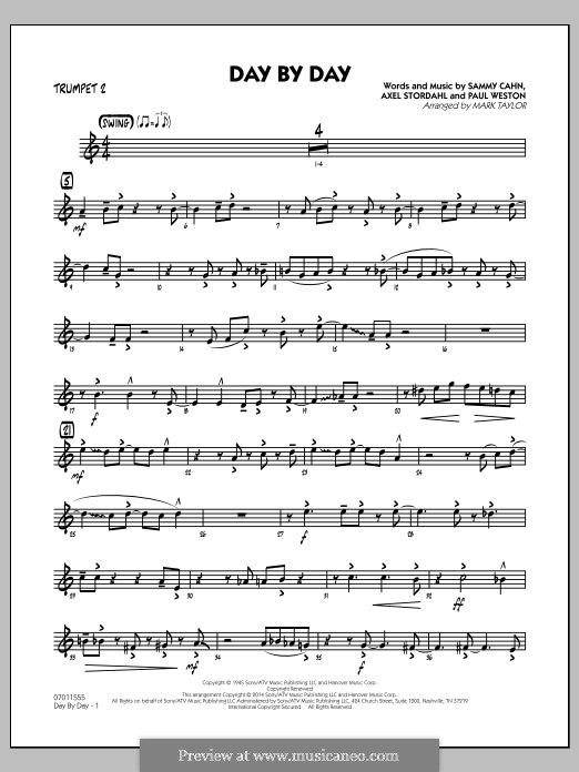 Day By Day (Frank Sinatra): Trumpet 2 part by Axel Stordahl, Paul Weston