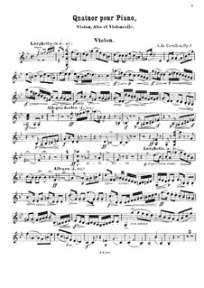 Piano Quartet in G Minor, Op.7: Piano Quartet in G Minor by Alexis de Castillon