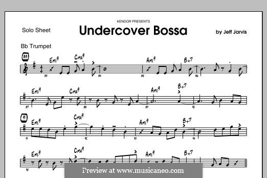 Undercover Bossa: Solo Sheet part by Jeff Jarvis