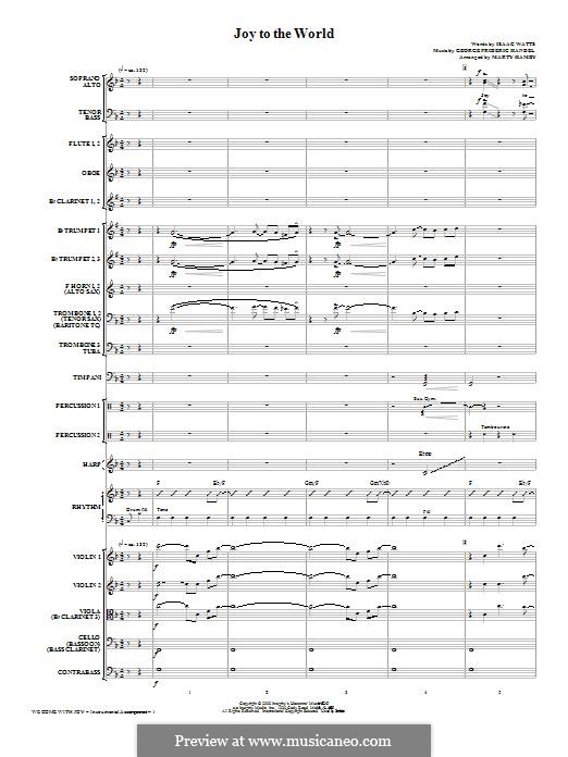 We Come with Joy Orchestration: partitura completa by Georg Friedrich Händel