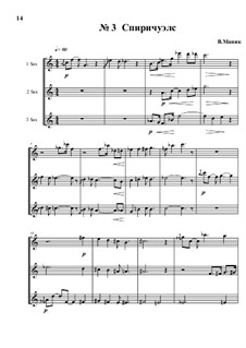 American Suite, Op.58: No.3 Spirituals by Vitalii Manyk