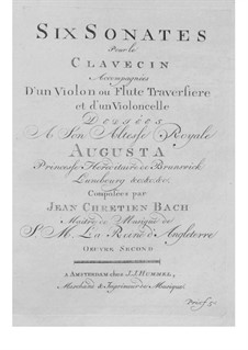 All Sonatas, W B43-48: parte cravo by Johann Christian Bach