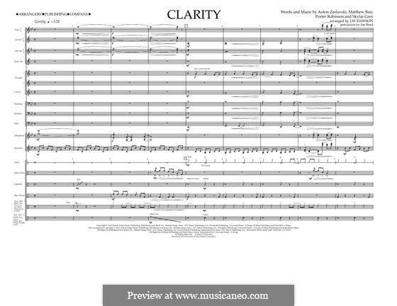 Clarity (Zedd): partitura completa by Holly Brook Hafermann, Anton Zaslavski, Matthew Bair, Porter Robinson