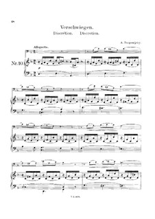 Discretion: para Violoncelo e piano by Alexander Dargomyzhsky