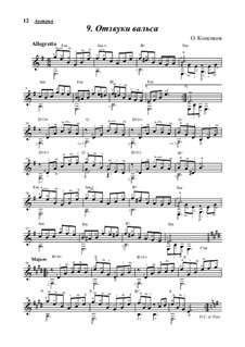 Отзвуки вальса, Op.9: Отзвуки вальса by Oleg Kopenkov