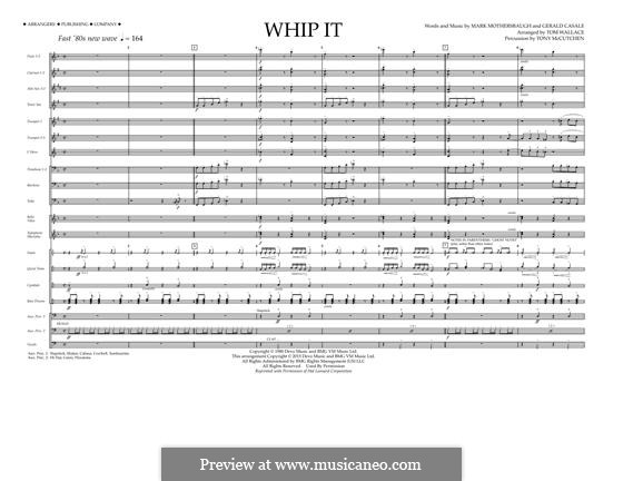 Whip It (Devo): partitura completa by Gerald Casale, Mark Mothersbaugh