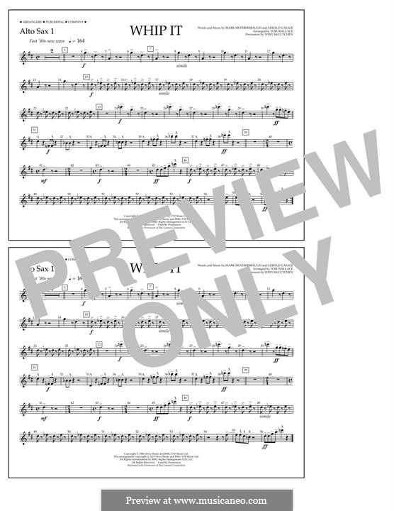 Whip It (Devo): Alto Sax 1 part by Gerald Casale, Mark Mothersbaugh