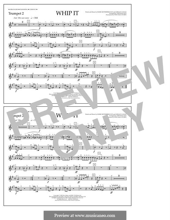 Whip It (Devo): Trumpet 2 part by Gerald Casale, Mark Mothersbaugh