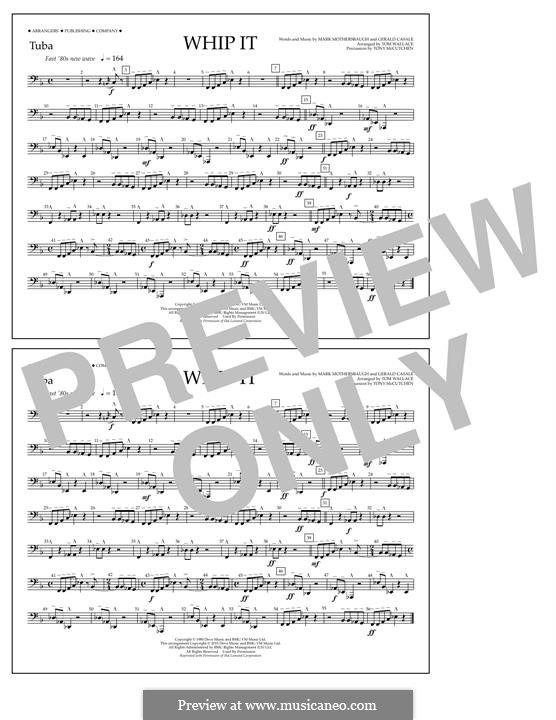 Whip It (Devo): Tuba, partes by Gerald Casale, Mark Mothersbaugh