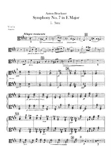 Symphony No.7 in E Major, WAB 107: parte violas by Anton Bruckner