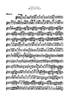 Medea: Overture – Oboes I-II Parts by Luigi Cherubini