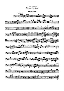 Medea: Overture – Bassoons I-II Parts by Luigi Cherubini