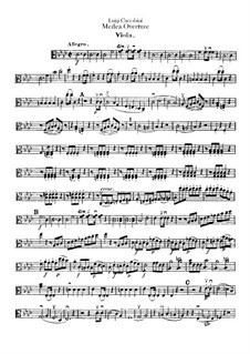 Medea: Abertura - parte viola by Luigi Cherubini