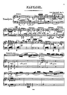 Fantasia on Russian Songs, Op.7: Score by Karl Julevich Davydov
