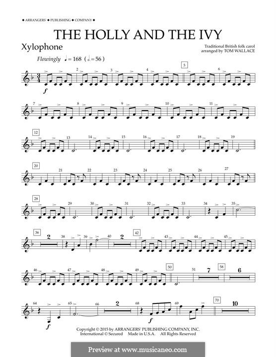 Concert Band version: Xylophone part by folklore