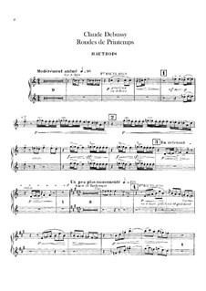 Set III, No.3 Rondes du printemps, L.122: Oboes e coral ingleses by Claude Debussy