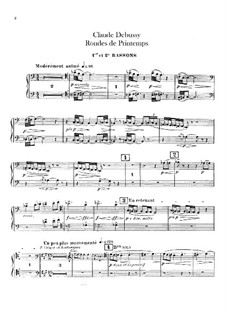 Set III, No.3 Rondes du printemps, L.122: parte fagotes by Claude Debussy