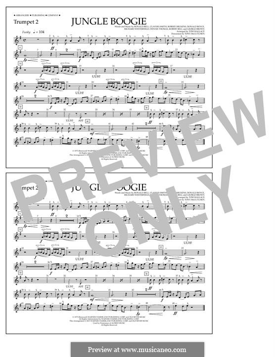 Jungle Boogie (from Pulp Fiction): Trumpet 2 part by Claydes Smith, Dennis Thomas, Donald Boyce, George Brown, Richard Westfield, Robert Bell, Robert Mickens, Ronald Bell