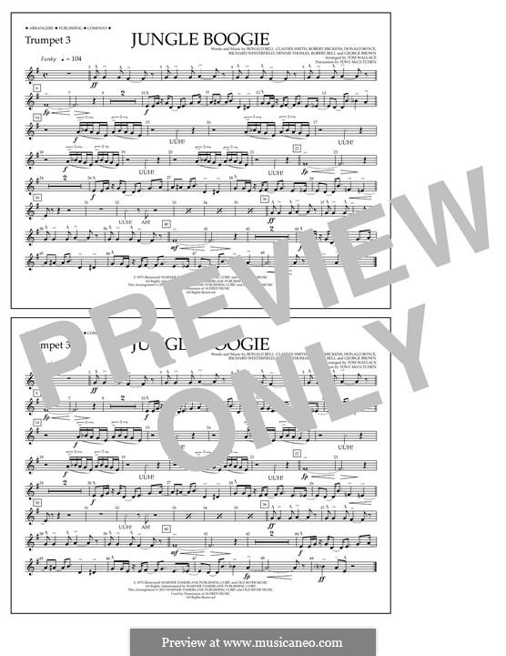 Jungle Boogie (from Pulp Fiction): Trumpet 3 part by Claydes Smith, Dennis Thomas, Donald Boyce, George Brown, Richard Westfield, Robert Bell, Robert Mickens, Ronald Bell